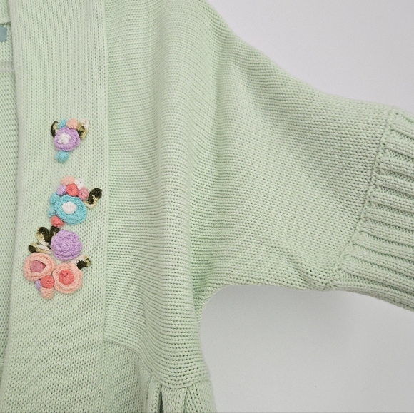 April Cornell Knit Cardigan Size Medium - Picture 4 of 6